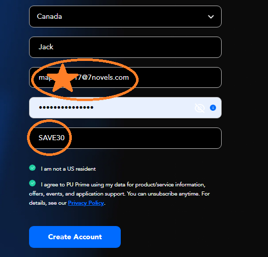 Puprime Referral Code